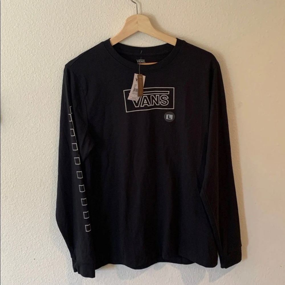 GIRLS VANS long sleeve reflective t-shirt